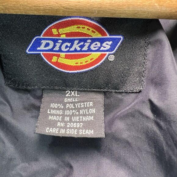 Dickies Men’s 2XL Insulated Camouflage Hooded Jacket Full Zip Workwear FLAW - Picture 9 of 12